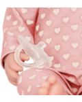 Кукла-бебе Battat Lulla Baby - С пижама на сърца и розова шапка - 5t