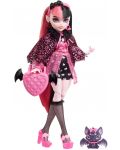Кукла Monster High - Дракулора, с домашен любимец и аксесоари - 1t