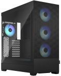 Кутия Fractal Design - Pop XL Air RGB, full tower, черна/прозрачна - 1t