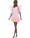 Кукла Barbie Fashionistas 216 - С прасковена парти рокля - 1t