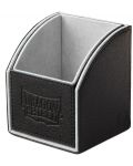 Кутия за карти Dragon Shield Nest Box - Black/Light Grey (100 бр.) - 1t
