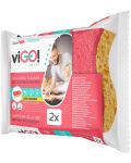 Кухненски гъби viGО! - Premium, целулоза, 2 броя - 3t