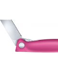 Кухненски сгъваем нож Victorinox - Swiss Classic, 11 сm, розов - 4t