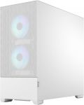 Кутия Fractal Design - Pop Air RGB, mid tower, бяла/прозрачна - 5t