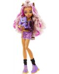 Кукла Monster High - Клодийн, с домашен любимец и аксесоари - 2t