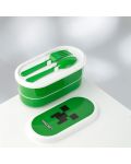 Кутия за храна Puckator - Minecraft Creeper, с прибори - 10t