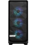 Кутия Fractal Design - Meshify 2 Compact RGB, mid tower, черна/прозрачна - 2t