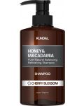 Kundal Шампоан Honey & Macadamia, Цвят от череша, 500 ml - 1t