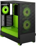 Кутия Fractal Design - Pop Air RGB, mid tower, зелена/черна/прозрачна - 6t
