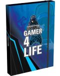 Кутия с ластик Lizzy Card Gamer 4 Life - 33 x 24 x 5 cm - 1t