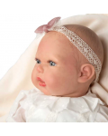 Кукла-бебе Arias - Далия с лента за коса и аксесори, 45 cm - 3t