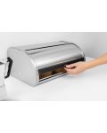 Кутия за хляб Brabantia - Roll Top, 16 l, Matt Steel Fingerprint Proof - 5t