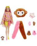 Кукла супер изненада Barbie - Color Cutie Reveal, маймуна - 2t