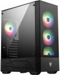 Кутия MSI - MAG FORGE 112R, mid tower, черна/прозрачна - 1t