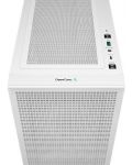 Кутия DeepCool - CH360 White, mini tower, бяла/прозрачна - 8t