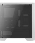 Кутия AeroCool - Cylon RGB, mid tower, бяла/прозрачна - 3t