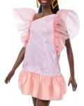 Кукла Barbie Fashionistas 216 - С прасковена парти рокля - 4t