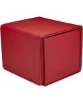 Кутия за карти Ultra Pro Vivid Alcove Edge - Red (100 бр.) - 1t