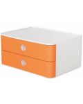 Кутия с 2 чекмеджета Han - Allison smart, оранжева - 1t