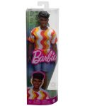 Кукла Barbie Fashionistas - Кен, с оранжево-бяла тениска - 6t