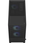 Кутия Fractal Design - Pop Mini Air RGB, mid tower, черна/прозрачна - 5t