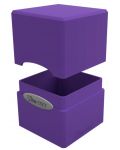Кутия за карти Ultra Pro Satin Cube - Royal Purple (100+ бр.) - 2t