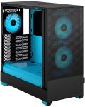 Кутия Fractal Design - Pop Air Cyan Core, mid tower, синя/черна - 7t