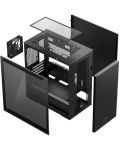 Кутия DeepCool - MACUBE 110, mini tower, черна/прозрачна - 10t