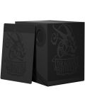 Кутия за карти Dragon Shield Double Shell - Shadow Black/Black (150 бр.) - 2t