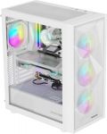 Кутия Genesis  - DIAXID 605 RGB, mid tower, бяла/прозрачна - 2t