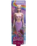 Кукла Barbie - Барби русалка с лилава коса - 2t