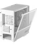 Кутия DeepCool - CH360 Digital White, mini tower, бяла/прозрачна - 7t