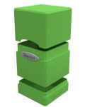 Кутия за карти Ultra Pro Satin Tower - Lime Green (100+ бр.) - 2t