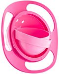 Купа за хранене с въртене на 360° BabyJem - Розова - 2t