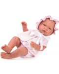Кукла бебе Asi Dolls - Мария, с розово костюмче на точки, 43 cm - 1t