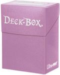 Кутия за карти Ultra Pro - Solid Color Deck Box, Pink (80+ бр.) - 1t