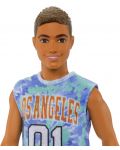 Кукла Barbie Fashionistas - Кен, с тениска Los Angeles - 2t