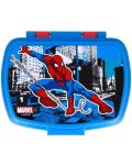 Кутия за храна Stor - Spiderman, синя - 1t