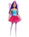Кукла Barbie Dreamtopia - Барби приказна фея с крила, с лилава коса - 1t