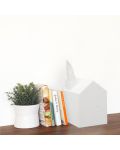 Кутия за салфетки Umbra - Casa, 17 x 13 x 13 cm, бяла - 9t