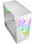 Кутия BitFenix - Tracery ARGB, mid tower, бяла/прозрачна - 4t