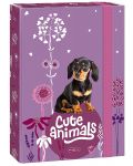 Кутия с ластик Ars Una Cute Animals - A4, Puppy - 1t