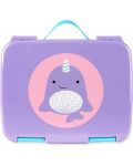 Кутия за храна Skip Hop Zoo - Bento, Narwhal - 1t