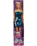 Кукла Simba Toys Steffi Love - Стефи, с рокля на пайети, 29 cm - 6t