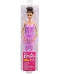 Кукла Mattel Barbie - Балерина, с кестенява коса и лилава рокля - 1t