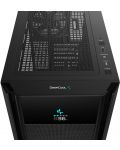 Кутия DeepCool - CH510 MESH Digital, mid tower, черна/прозрачна - 8t