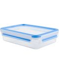 Кутия за храна Tefal - Clip & Close, K3021812, 800 ml, синя - 1t