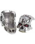 Кутия за съхранение Nemesis Now Movies: Terminator - T-800 Skull, 18 cm - 2t