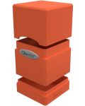 Кутия за карти Ultra Pro Satin Tower, Pumpkin Orange (100+ бр.) - 2t