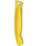Кухненски сгъваем нож Victorinox - Swiss Classic, 11 сm, жълт - 7t